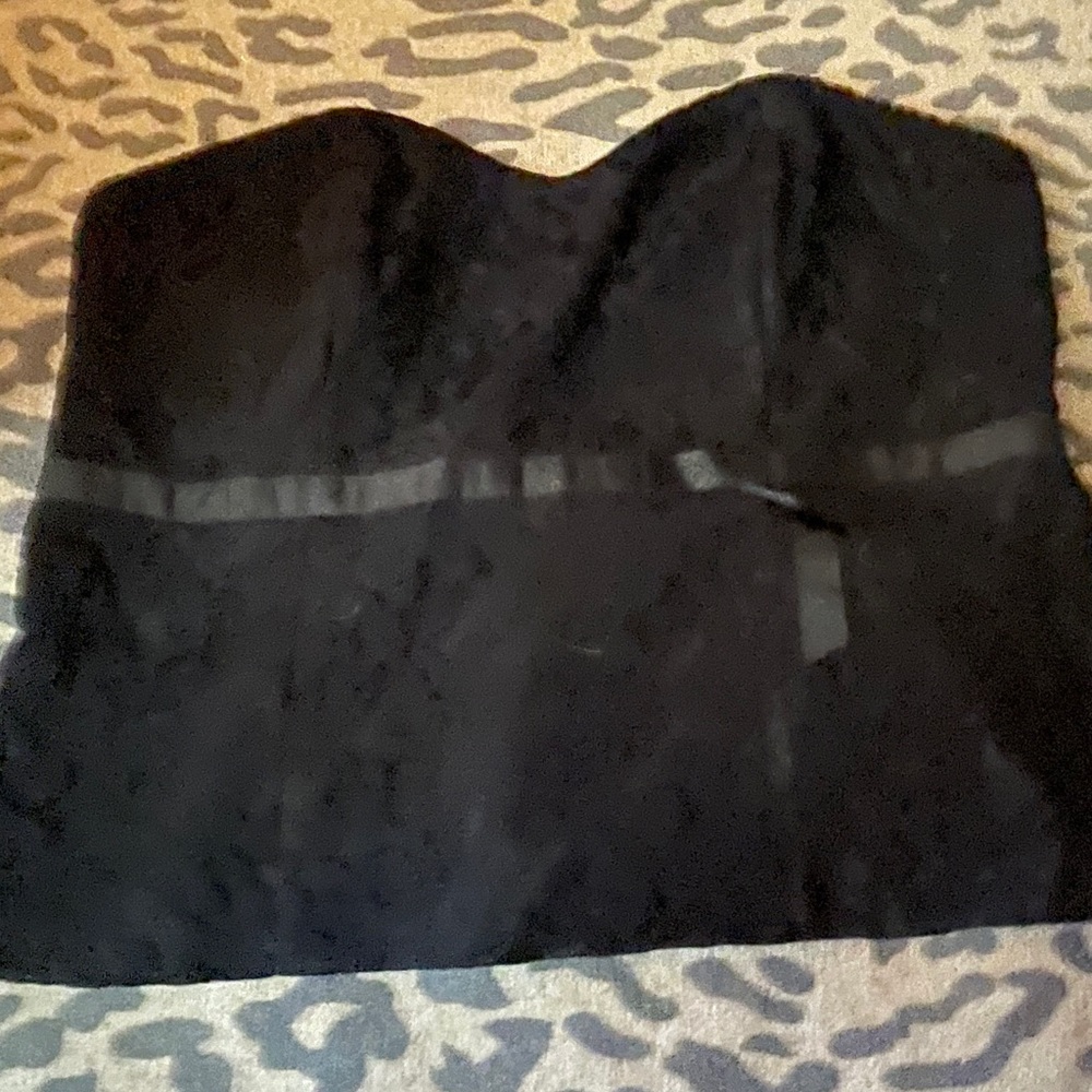 Black bustier -